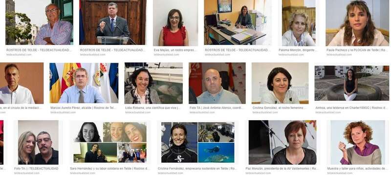 Rostros de Telde que han sido entrevistados en la sección de este periódico (Foto TA)